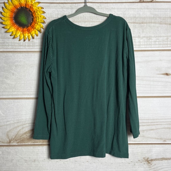 Dream Big Little Co Bamboo Ribbed Long Sleeve Pocket Tee 7/8T - Picture 2 of 5